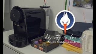 Utiliser la machine à café du BDE CIAA ☕️